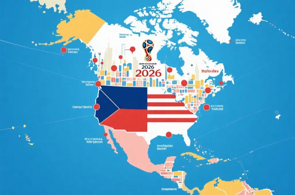 2026世界杯积分榜美国在哪举办？一文看懂三国合办格局、赛区分布与赛程逻辑